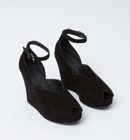  레이첼 코미 샌들 Rachel Comey Glasson 웨지 힐 블랙 - RACHEL COMEY