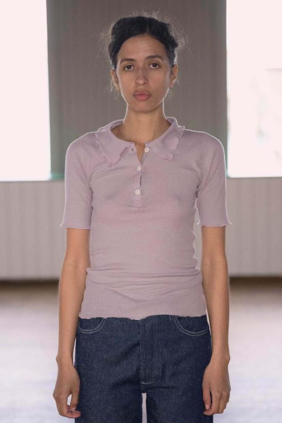  베이스레인지 반팔 티셔츠 듀얼 폴로