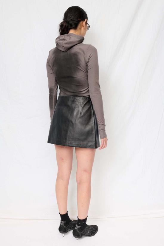  어셈블리 뉴욕 숏 스커트 어셈블리 블랙 쉽 나파 소방관 미니 스커트 - ASSEMBLY NEW YORK