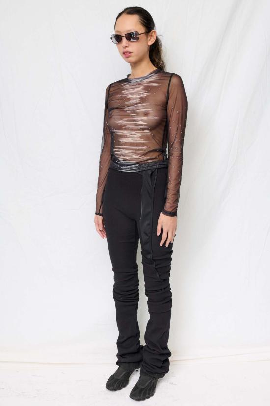  오토링거 팬츠 오톨린저 블랙 드레이프 라운지 - OTTOLINGER