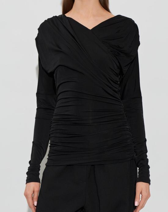 26SS 가니 블라우스 A1040082 099 Black - GANNI