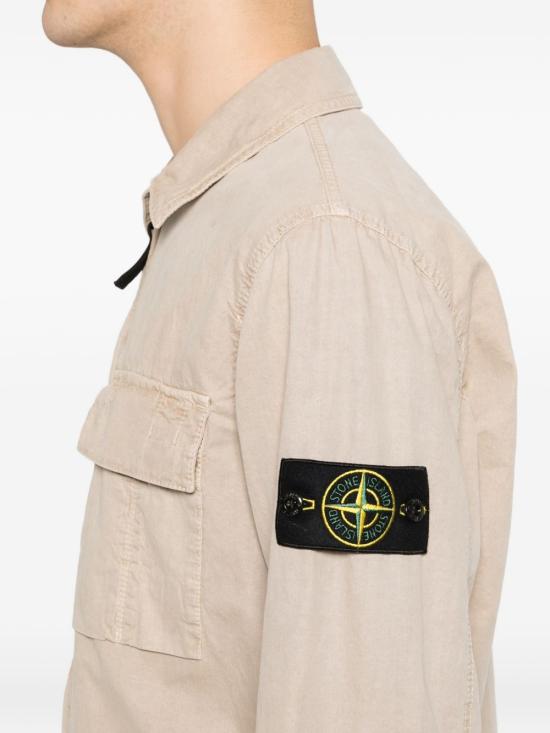 26SS 스톤 아일랜드 긴팔 셔츠 L1S151200008 S00WNV019A Beige - STONE ISLAND