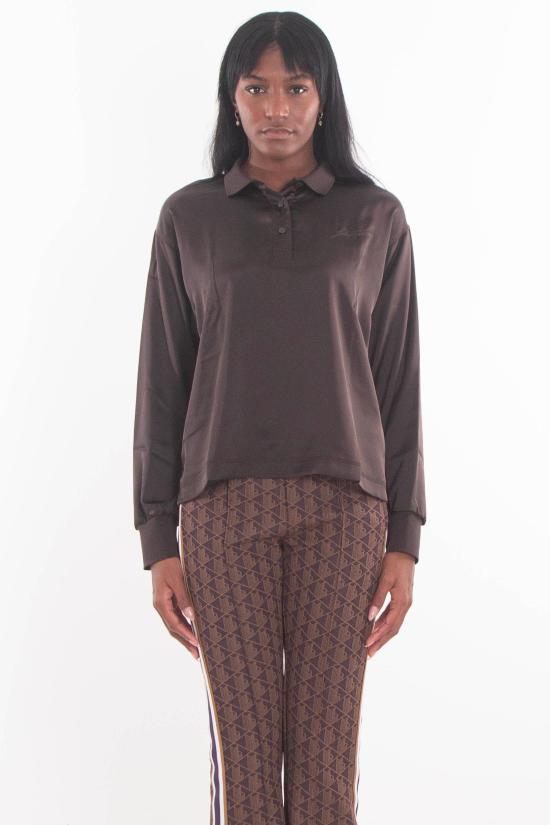 25FW 라코스테 블라우스 CF5442 SKB Black