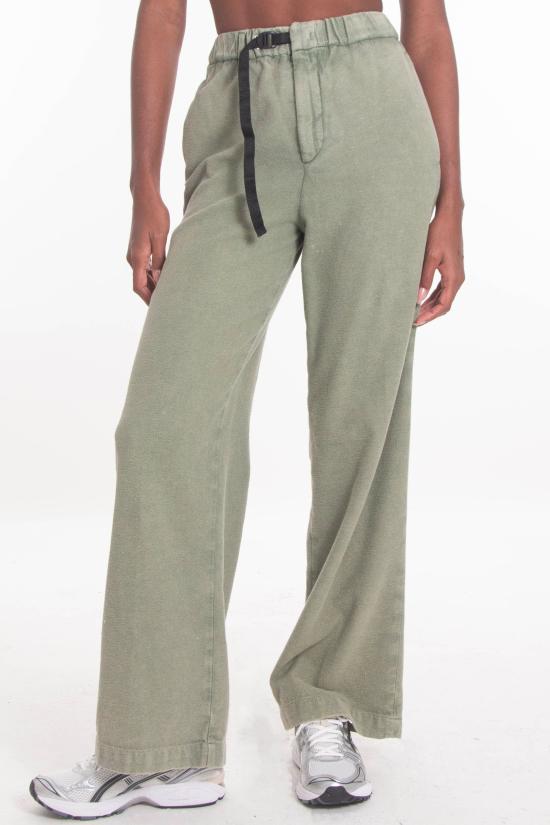 25FW 화이트샌드 트레이닝/조거 팬츠 25WSD15 659 DT 27 Green - WHITE SAND