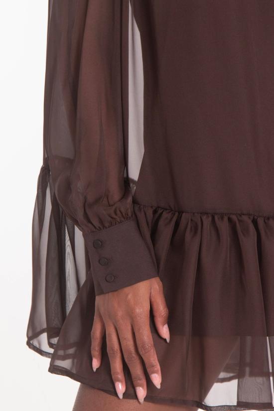 25FW 아니예 바이 숏 원피스 181525 00046 MOKA Brown - ANIYE BY