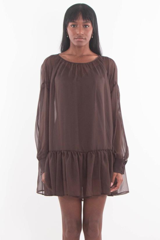 25FW 아니예 바이 숏 원피스 181525 00046 MOKA Brown