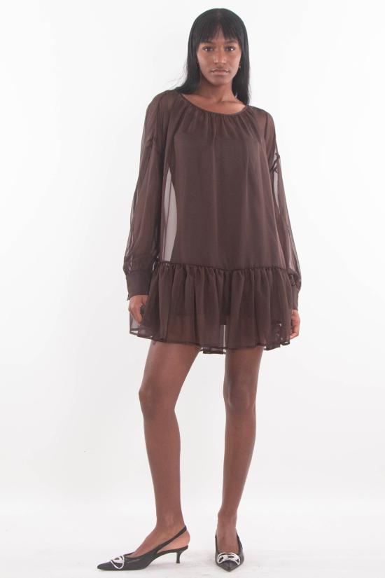 25FW 아니예 바이 숏 원피스 181525 00046 MOKA Brown - ANIYE BY