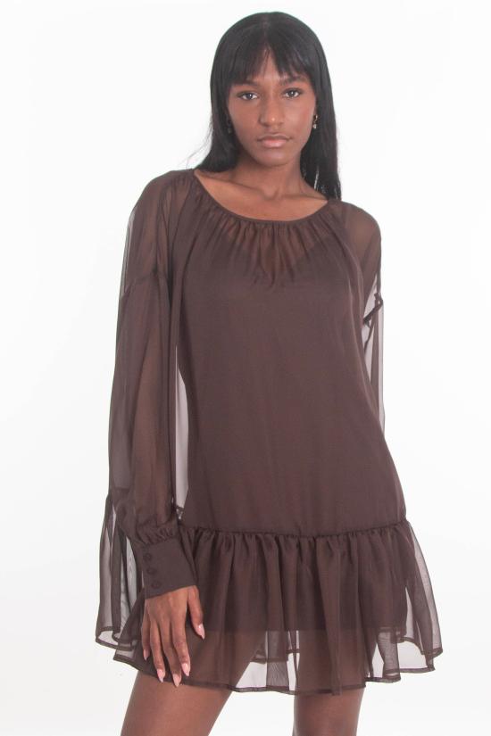 25FW 아니예 바이 숏 원피스 181525 00046 MOKA Brown - ANIYE BY