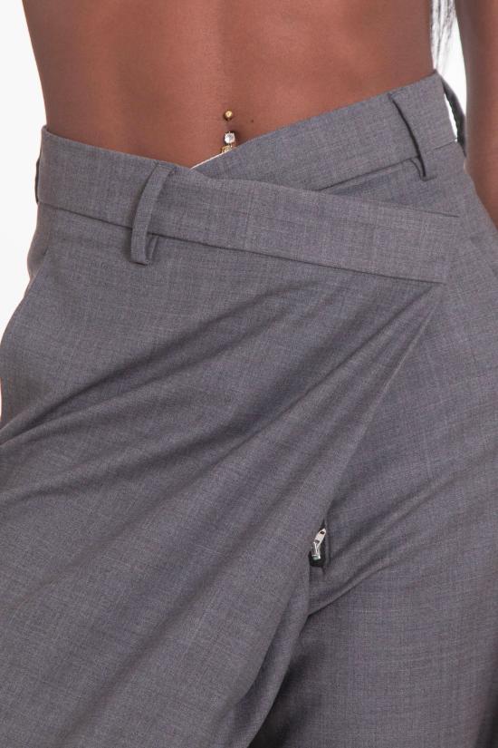 25FW 화이트샌드 스트레이트 팬츠 25WSD17 106 34 Grey - WHITE SAND