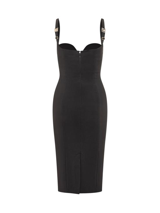 25FW 엘리자베타프랜치 미디 원피스 AB83557E2 110 NERO - ELISABETTA FRANCHI