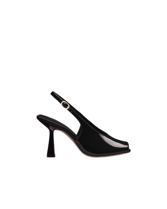  스튜어트 와이츠먼 힐/펌프스 발 슬링백 85 펌프스 블랙 페이턴트