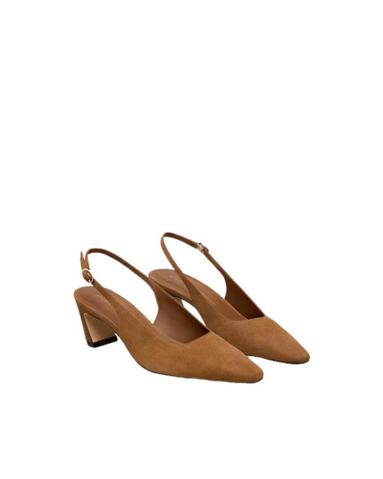  스튜어트 와이츠먼 힐/펌프스 스타시 슬링백 50 힐 토스티드 아몬드 - STUART WEITZMAN