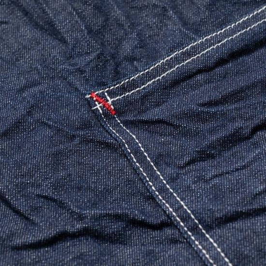  오어슬로우 데님 자켓 오슬로 울 라이너 릴렉스핏 데님 커버올 - ORSLOW