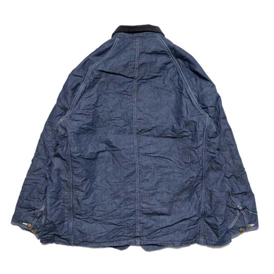  오어슬로우 데님 자켓 오슬로 울 라이너 릴렉스핏 데님 커버올 - ORSLOW