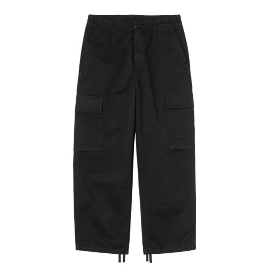  칼하트 WIP 케이드 카고 팬츠 I035585 8906 BLACK STONE WASHED DOM