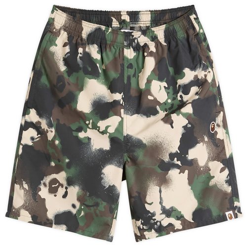 25FW 베이프 숏팬츠 001SPL301002MGRN GREEN DOM