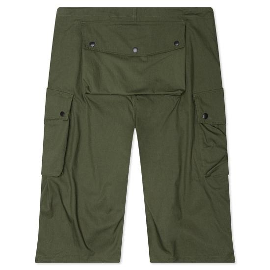  니들스 숏팬츠 QV142 OLIVE DOM - NEEDLES