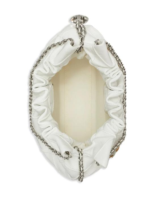 26SS 토리버치 미니 플레밍 디스트레스드 토트 백 164022100 White - TORY BURCH