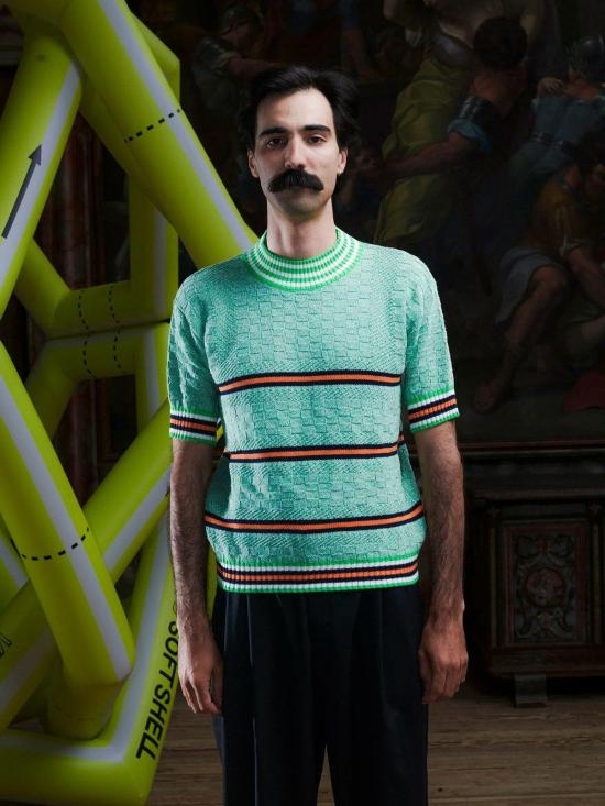  헨릭 빕스코브 반팔 티셔츠 Henrik Vibskov 세이프 T 니트 - HENRIK VIBSKOV