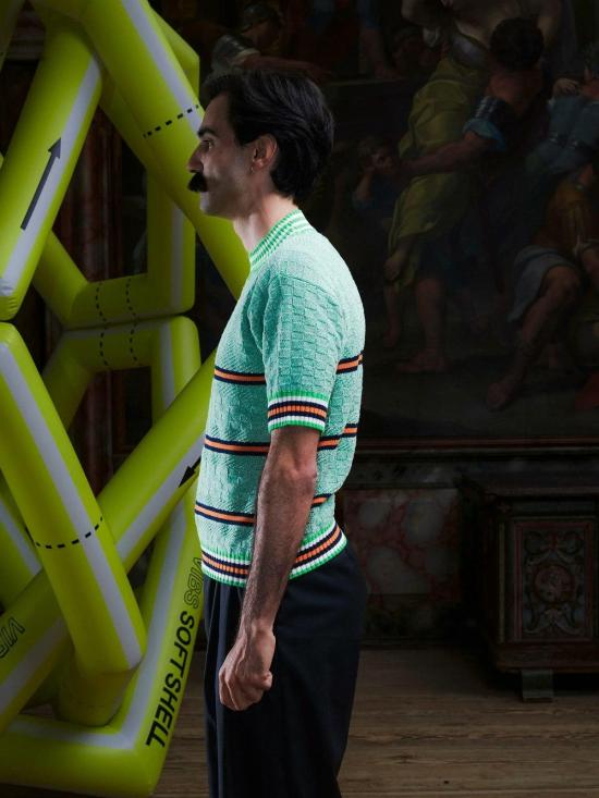  헨릭 빕스코브 반팔 티셔츠 Henrik Vibskov 세이프 T 니트 - HENRIK VIBSKOV