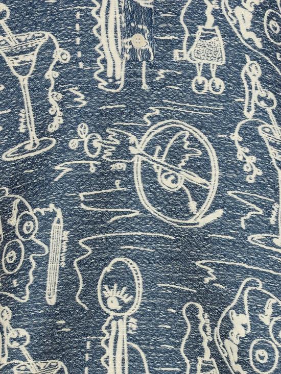  헨릭 빕스코브 폴로 티셔츠 Henrik Vibskov 다트 폴로 Henrik Doodle 폴로 셔츠 - HENRIK VIBSKOV