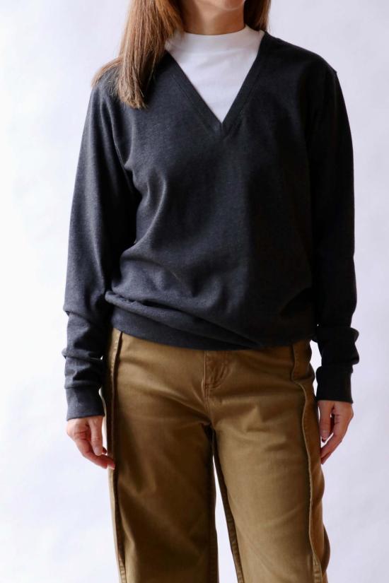  티비 반팔 티셔츠 Tibi 퍼펙트 트롱프뢰유 탑 그레이 멀티