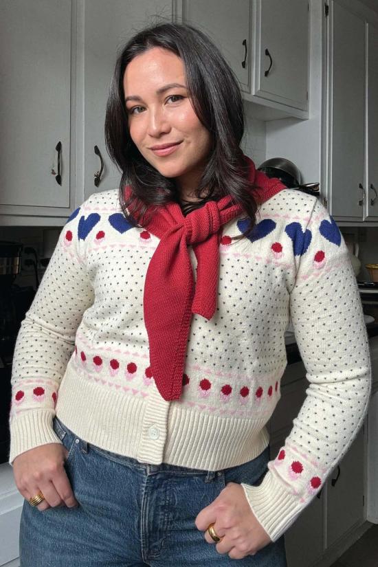  Callahan 가디건 캘러핸 빅토리아 카디건 크림 - OTHER BRANDS