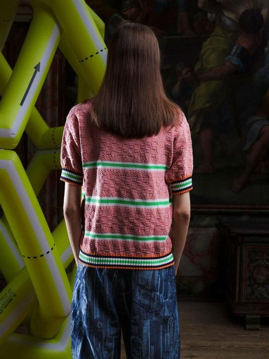  헨릭 빕스코브 반팔 티셔츠 Henrik Vibskov 세이프 T 니트 - HENRIK VIBSKOV