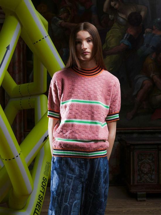  헨릭 빕스코브 반팔 티셔츠 Henrik Vibskov 세이프 T 니트 - HENRIK VIBSKOV