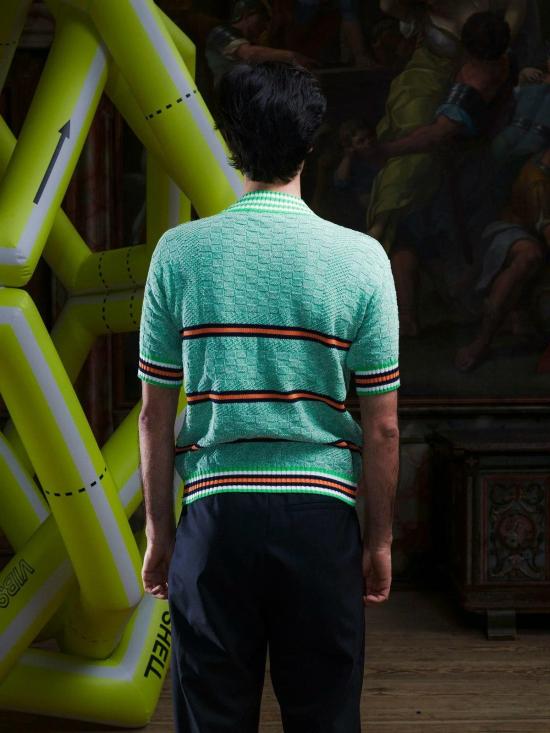  헨릭 빕스코브 블라우스 Henrik Vibskov 세이프 T 니트 탑 - HENRIK VIBSKOV