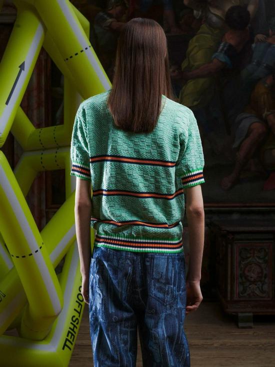  헨릭 빕스코브 블라우스 Henrik Vibskov 세이프 T 니트 탑 - HENRIK VIBSKOV