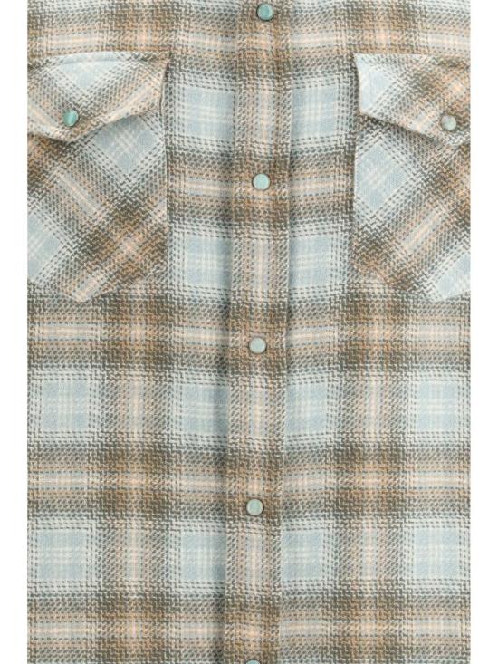 26SS God'S True Cashmere 긴팔 셔츠 HY25U1111JOTPEP EMERALD MULTICOLOUR - OTHER BRANDS