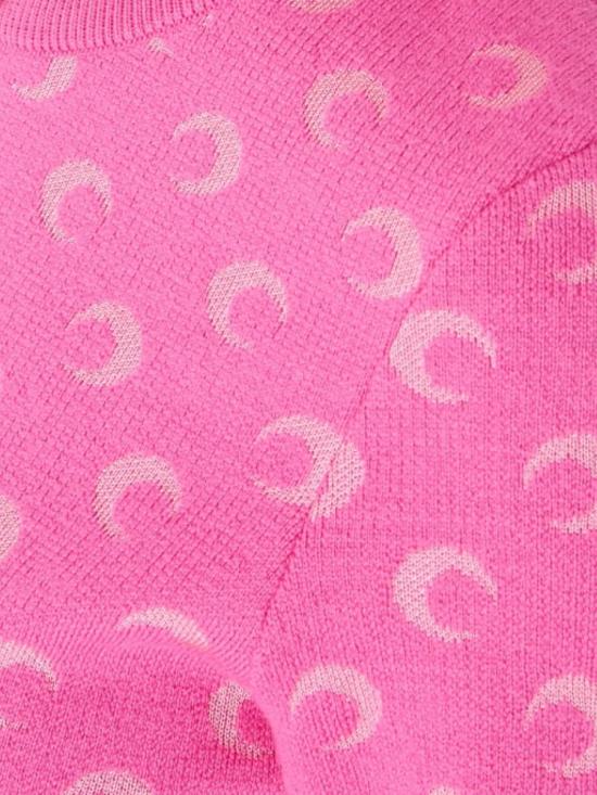 25FW 마린세르 문 자카드 니트 스웨터 WTK014BCKNI0530PK30 PINK - MARINE SERRE