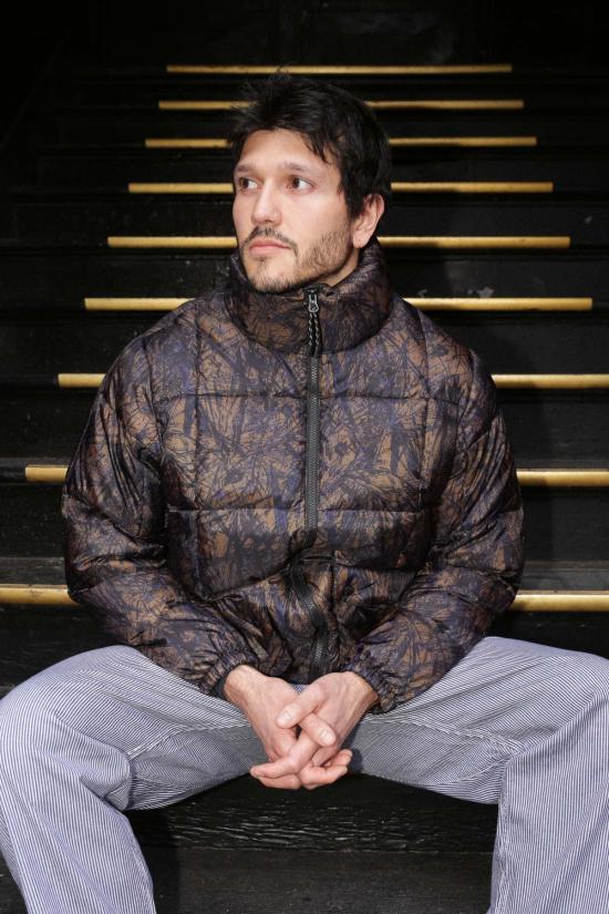  타이온 봄버 자켓 브러시드 메도우즈 마운틴 패커블 볼륨 다운 재킷 - TAION