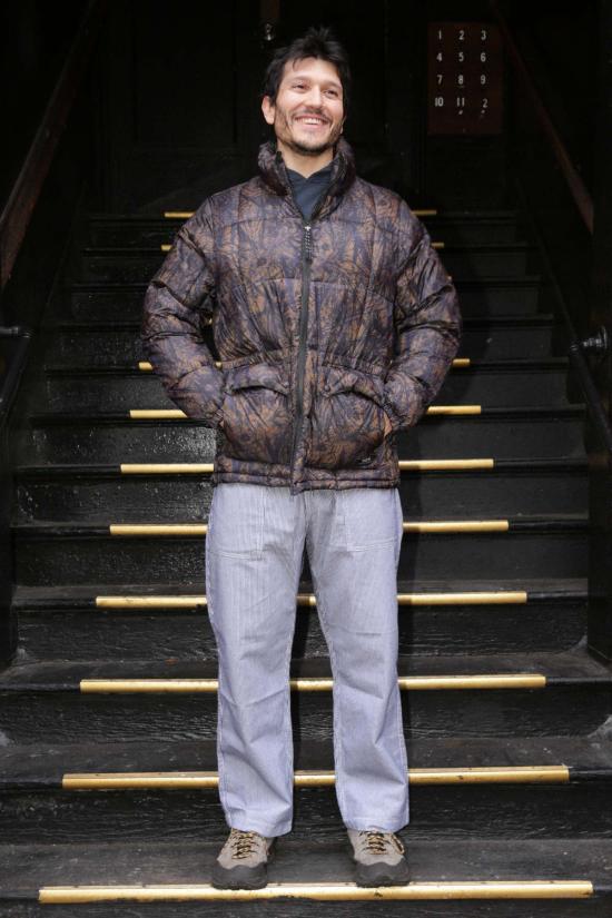  타이온 봄버 자켓 브러시드 메도우즈 마운틴 패커블 볼륨 다운 재킷 - TAION