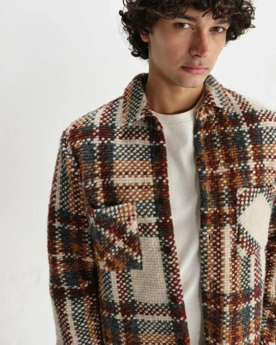  왁스 런던 자켓 화이팅 오버셔츠 - WAX LONDON