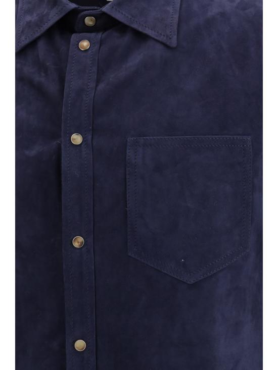 26SS 브루넬로 쿠치넬리 긴팔 셔츠 MPCFN2039 C6757 BLUE - BRUNELLO CUCINELLI