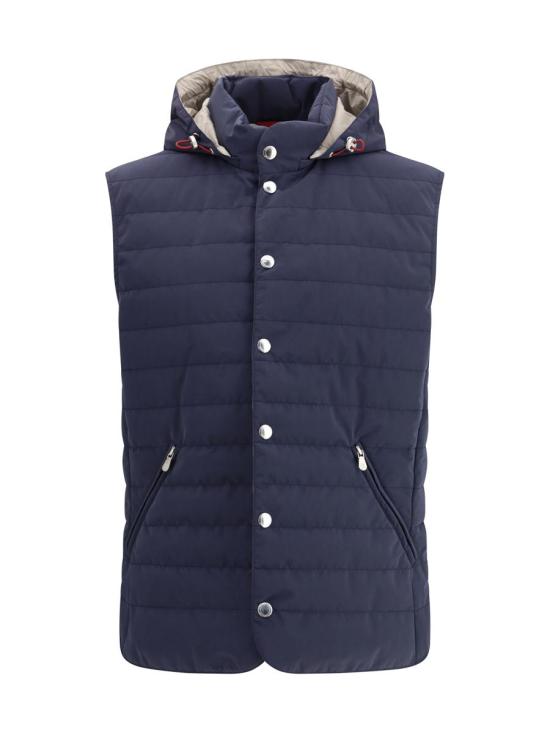 26SS 브루넬로 쿠치넬리 패딩 조끼 MM4791696 CIR70 BLUE