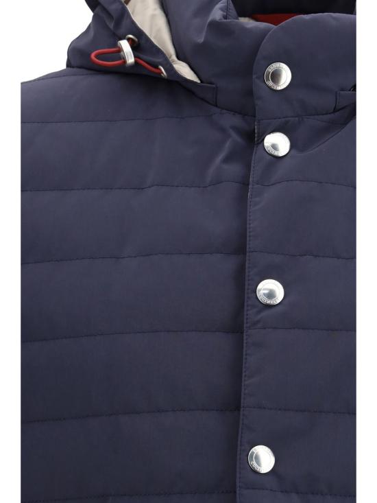 26SS 브루넬로 쿠치넬리 패딩 조끼 MM4791696 CIR70 BLUE - BRUNELLO CUCINELLI