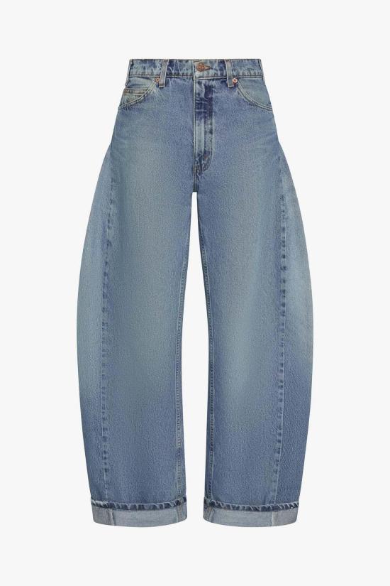  aligrace 데님 팬츠 알리그레이스 미니 커프 배럴 진