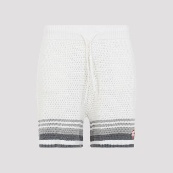 26SS 카사블랑카 숏팬츠 MSP26KW93401 WHITE GREY