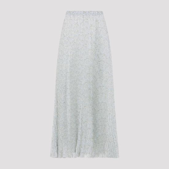 26SS 에르마노 설비노 미디 스커트 D482O361XHL S4837 ST FIORI