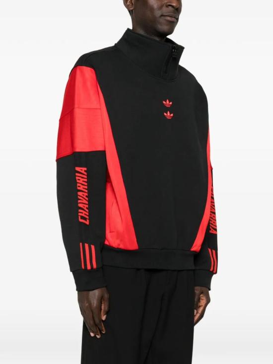 25FW ADIDAS ORIGINALS X WILLY CHAVARRIA 스웨터 KD9347 BLACK RED - OTHER BRANDS