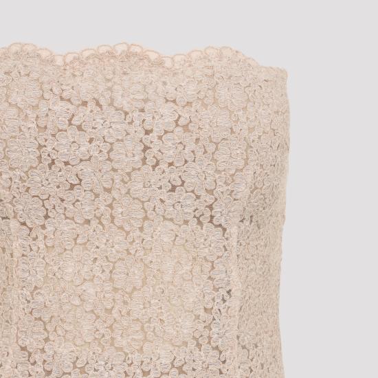 26SS 에르마노 설비노 미디 원피스 D482Q397EKW 20917 BLEACHED - ERMANNO SCERVINO