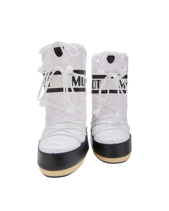 26SS 문부츠 아이콘 나일론 부츠 80D1400440 NA02 BLACK WHITE NERO BIANCO - MOON BOOT
