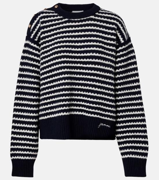 25FW 가니 스웨터 K2550683 SKY CAPTAIN DOM