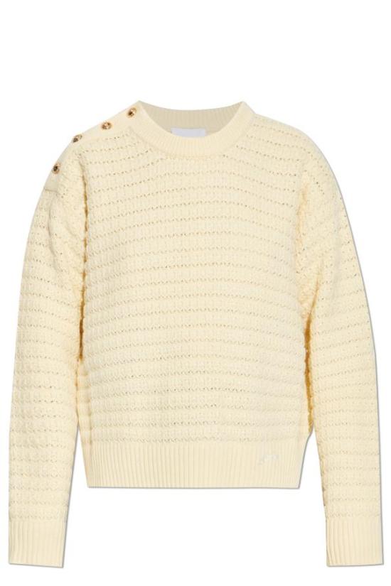 25FW 가니 스웨터 K2607054 CLOUD CREAM DOM