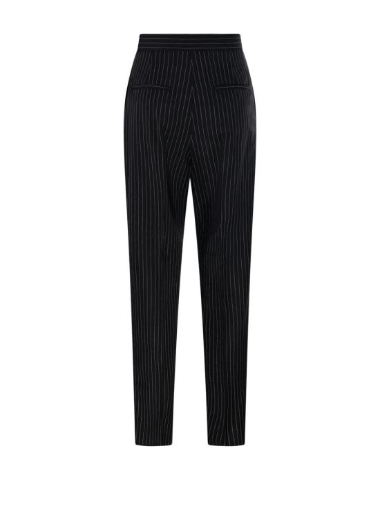 25FW 막스마라 수트 팬츠 2113602100221136021600002 BLACK WHITE DOM - MAX MARA