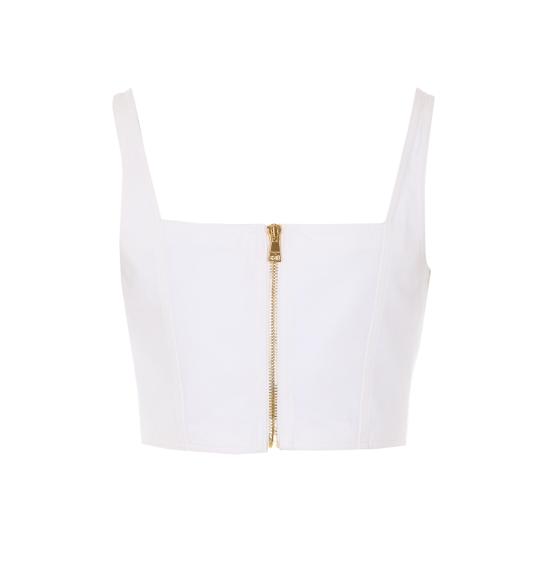 26SS 발망 긴팔 티셔츠 AD214DG14 0FC White - BALMAIN