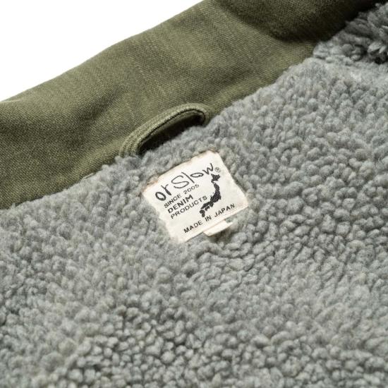  오어슬로우 자켓 오슬로 빈티지 워싱 코치 재킷 (플리스 안감) - ORSLOW